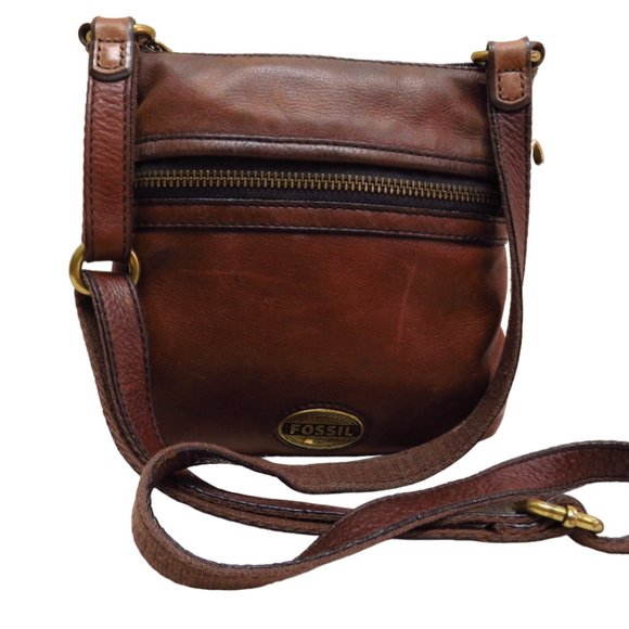 All Leather Outer Small Crossbody Bag - Picture 2 of 11